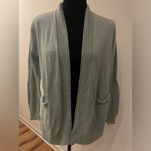 Madewell Bradley Cardigan Sweater in Sage Mist - Size XS - Picture 4 of 5